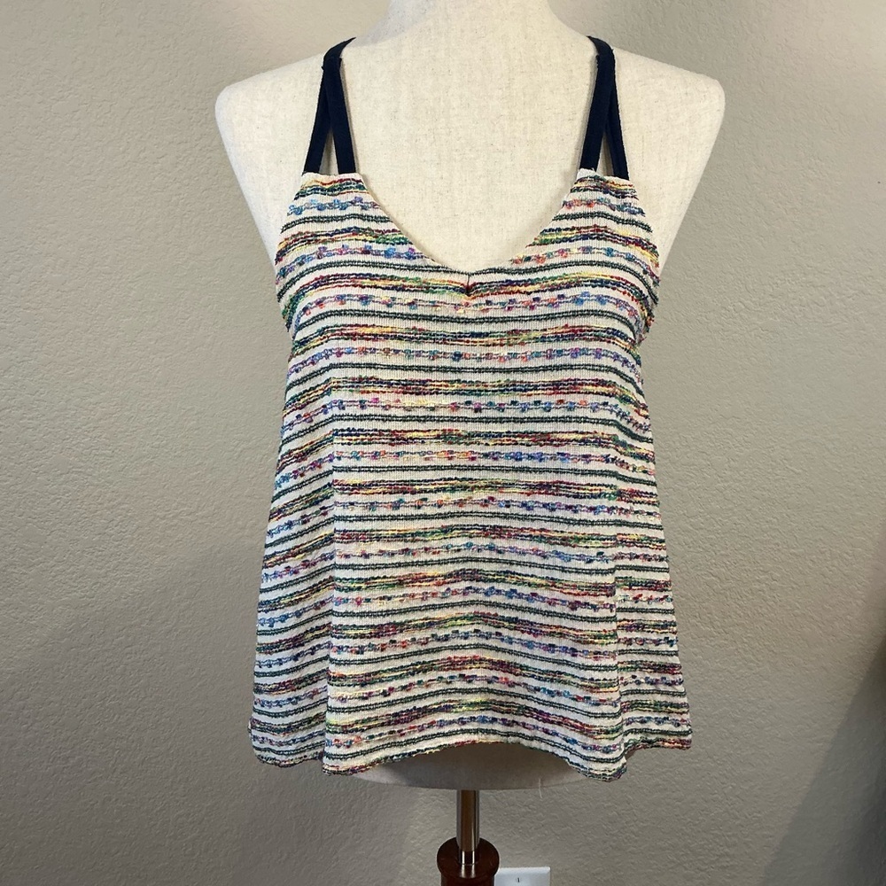 Honey Punch Multicolor Striped Camisole SZ S